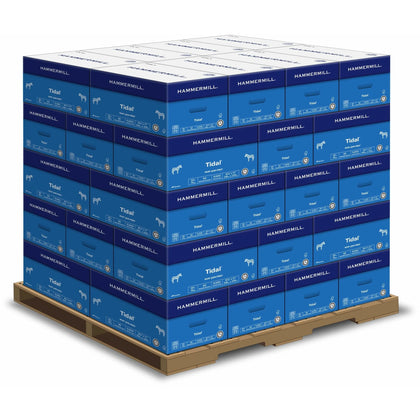 PALLET Hammermill Tidal Recycled Copy Paper - White - 92 Brightness - Sustainable Forestry Initiative - Acid-free - 400