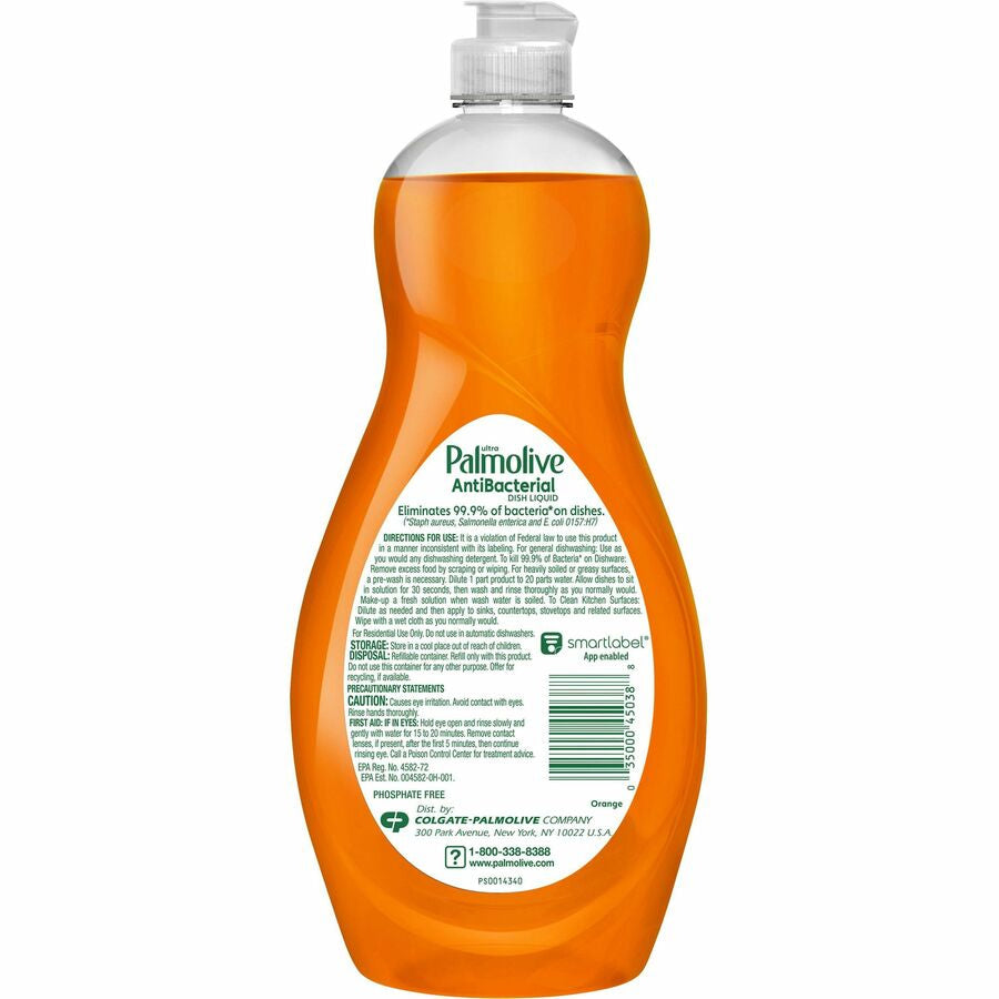 Palmolive Antibacterial Ultra Dish Soap - Rear