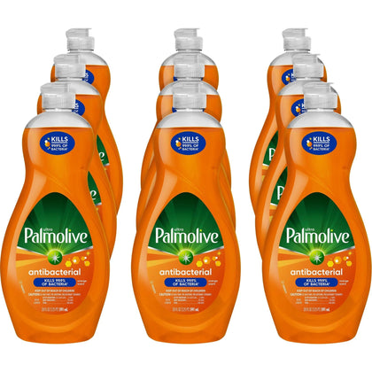Palmolive Antibacterial Ultra Dish Soap: Concentrated 20 fl oz - Orange - 9/Carton - Dish/Dishwasher Detergents
