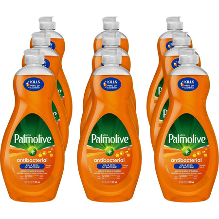 Palmolive Antibacterial Ultra Dish Soap: Concentrated 20 fl oz - Orange - 9/Carton - Dish/Dishwasher Detergents