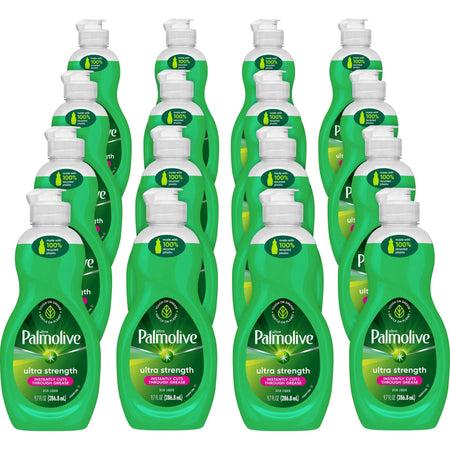 Palmolive UltraStrength Original Dish Soap - Eco-Friendly Green Formula - Dish/Dishwasher Detergents