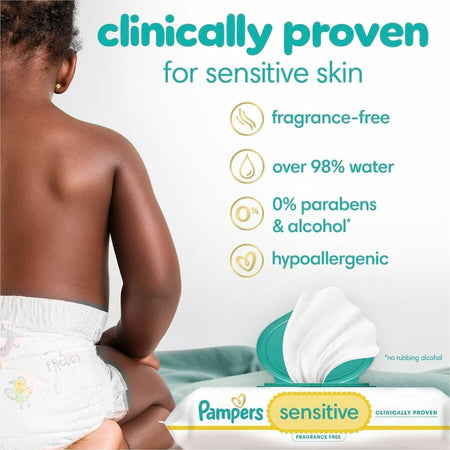 Pampers Baby Wipes Sensitive - Alternate-Image3