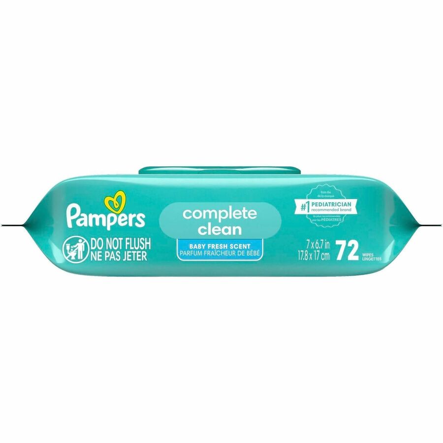 Pampers Complete Clean Cleaning Wipe - Rear