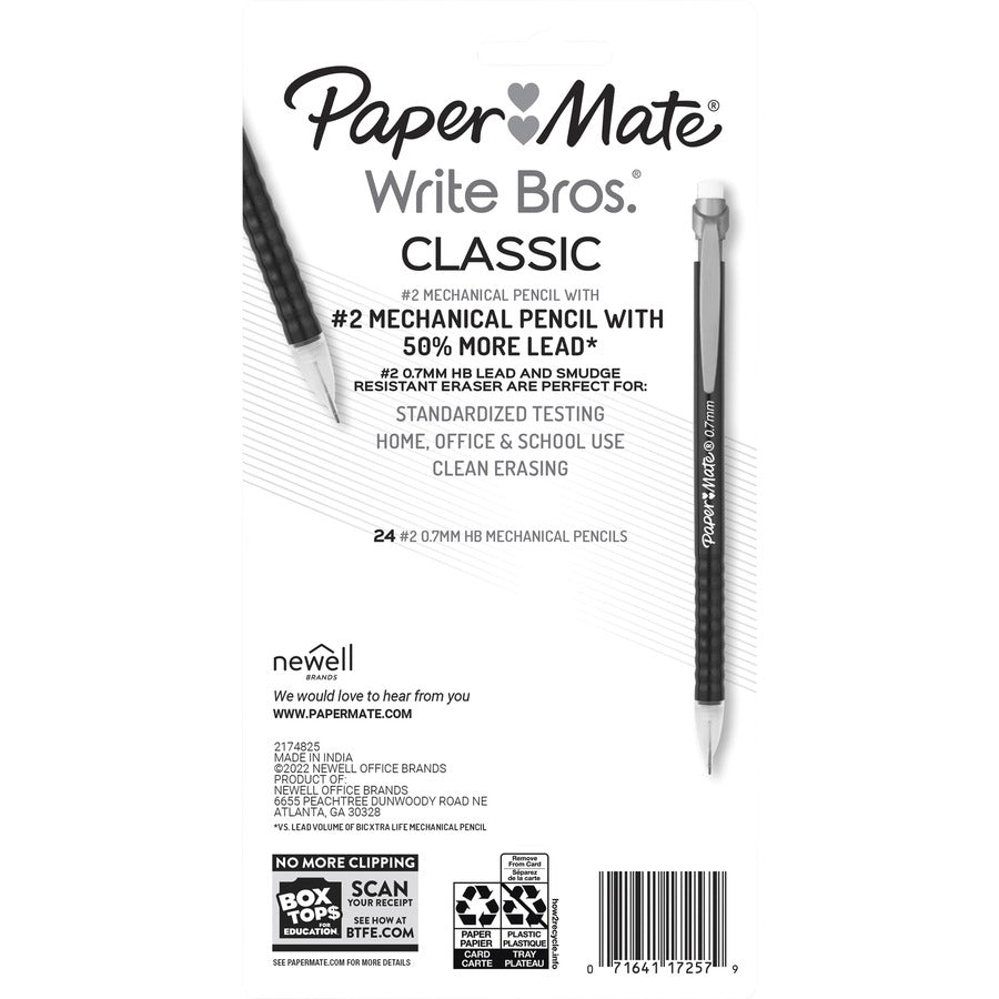 Paper Mate 0.7mm Mechanical Pencils - Rear