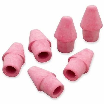 Paper Mate Arrowhead Pencil Cap Eraser - Pink - Bulk Pack of 144 - Erasers