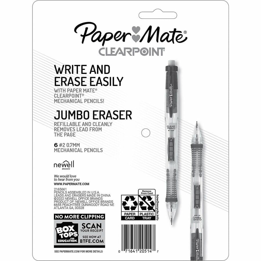 Paper Mate Clearpoint Mechanical Pencils - Rear