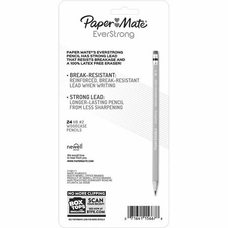 Paper Mate EverStrong Woodcase Pencils - Rear