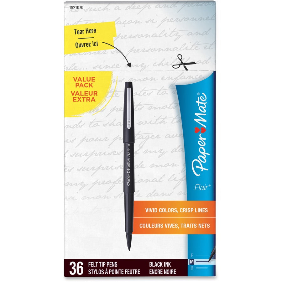 Paper Mate Flair Medium Point Porous Markers - Front