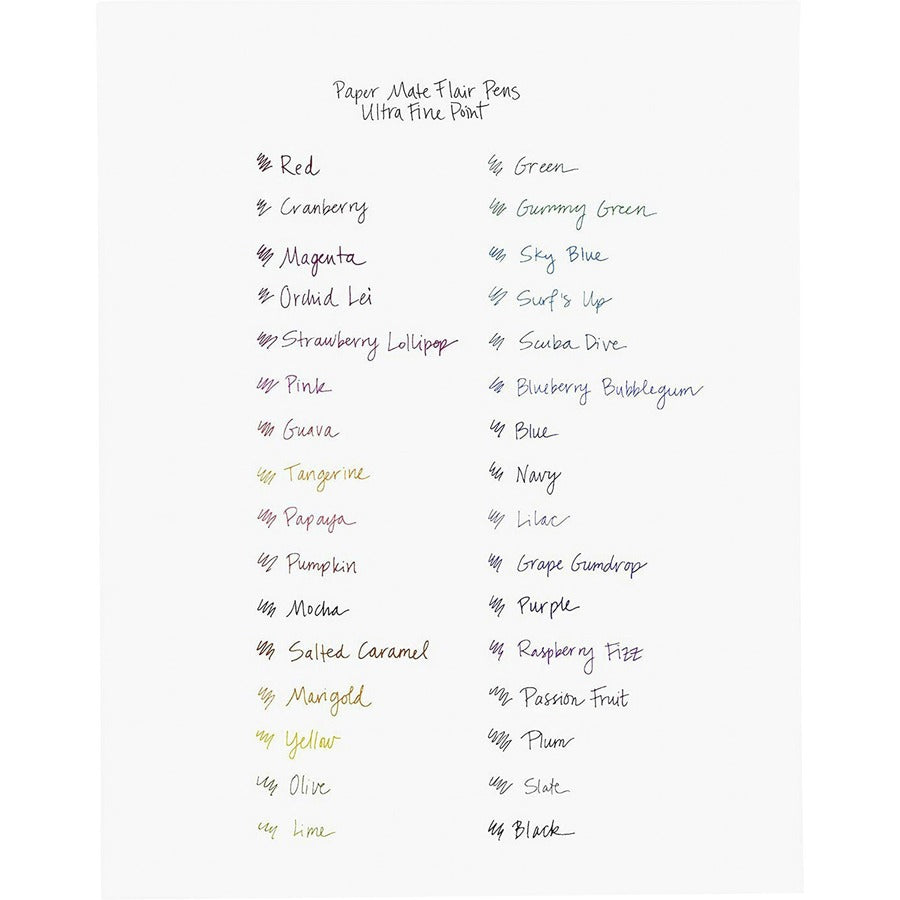 Paper Mate Flair Point Guard Felt Tip Marker Pens - Alternate-Image1