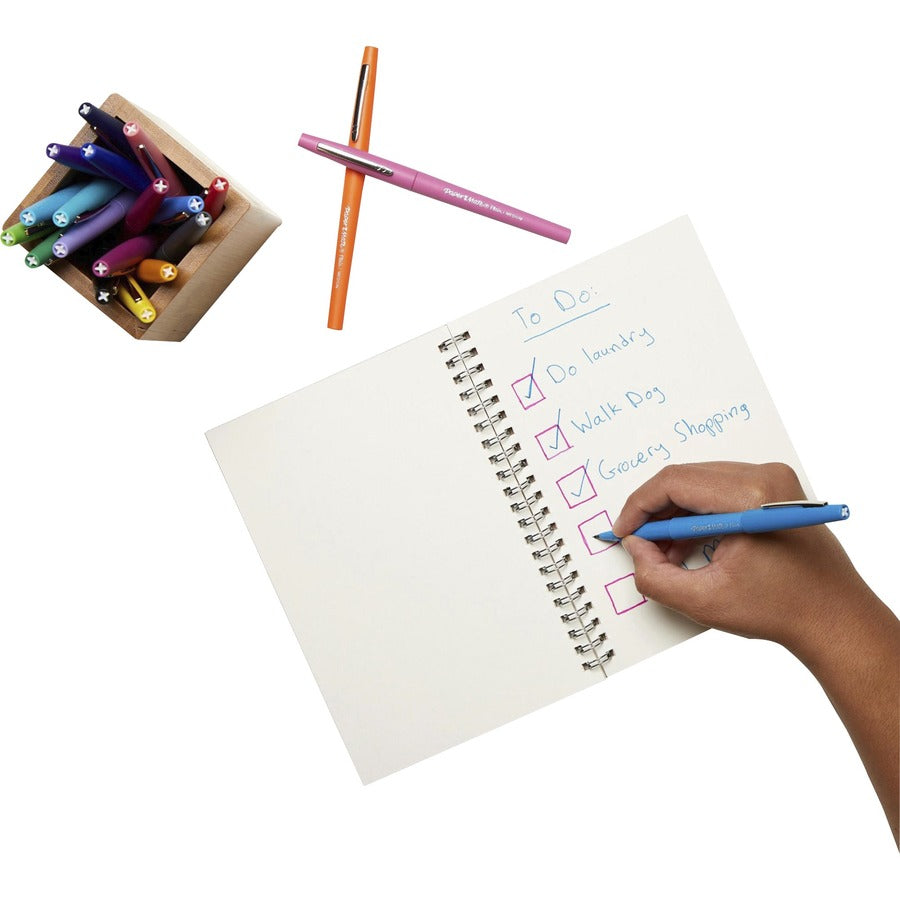 Paper Mate Flair Point Guard Felt Tip Marker Pens - Alternate-Image2
