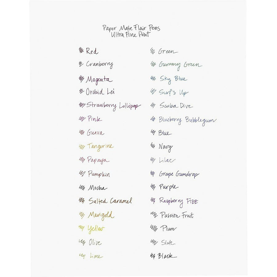 Paper Mate Flair Point Guard Felt Tip Marker Pens - Alternate-Image1