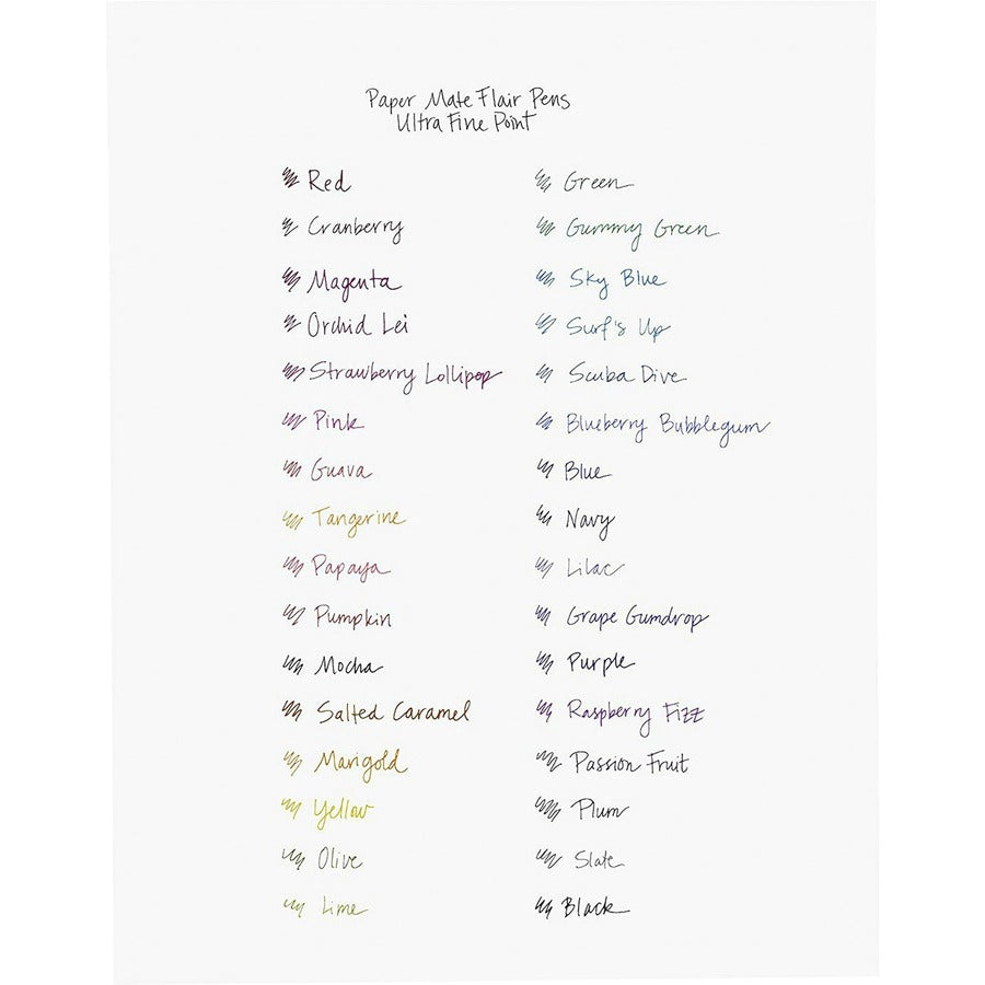 Paper Mate Flair Point Guard Felt Tip Marker Pens - Alternate-Image1