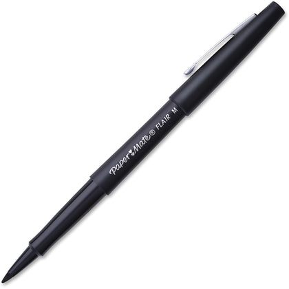 Paper Mate Flair Porous Markers - Medium Point Bullet Pen - Black Ink - 36 Pack - Pens