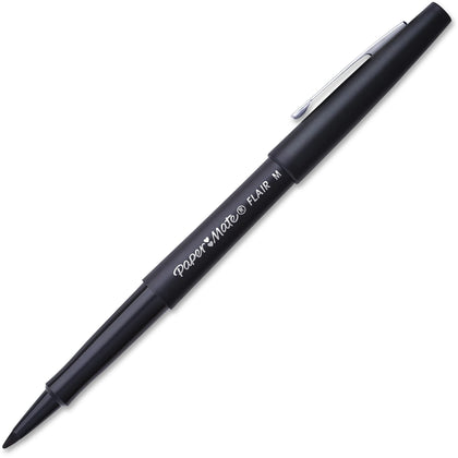 Paper Mate Flair Porous Markers - Medium Point Bullet Pen - Black Ink - 36 Pack - Pens