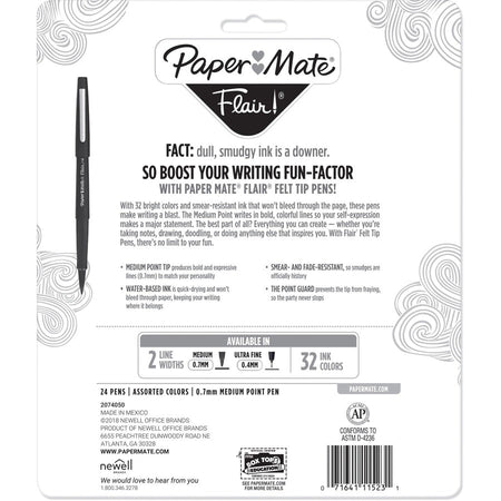 Paper Mate Flair Porous Point Pen - Rear