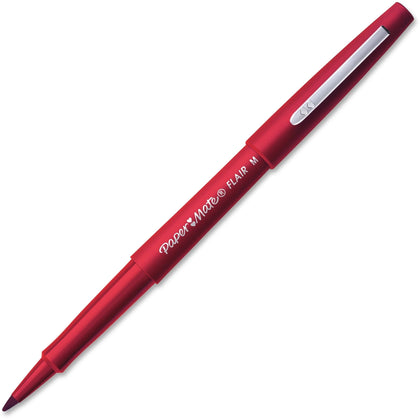 Paper Mate Flair Red Porous Markers - Medium Point Bullet Pen - 36 Pack - Pens