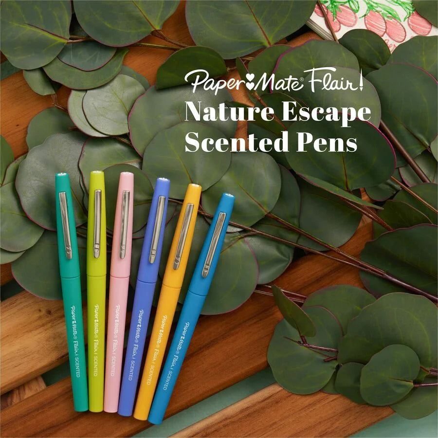 Paper Mate Flair Scented Markers: 0.7mm Medium Point - 6 Pack - Art Markers