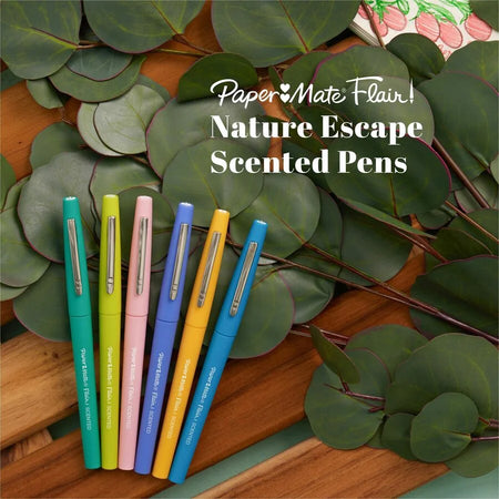 Paper Mate Flair Scented Markers: 0.7mm Medium Point - 6 Pack - Art Markers