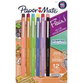 Paper Mate Flair Scented Pens: 0.7mm Medium Point Multicolor Ink - Art Markers
