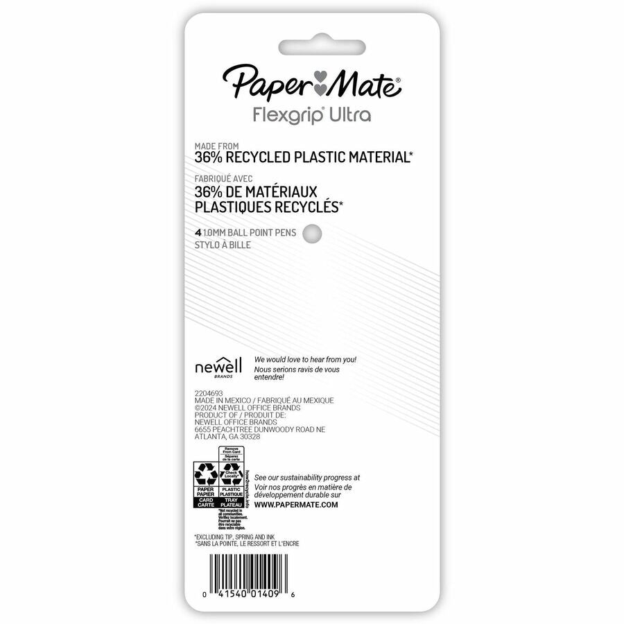 Paper Mate Flexgrip Ultra Recycled Pens - Rear