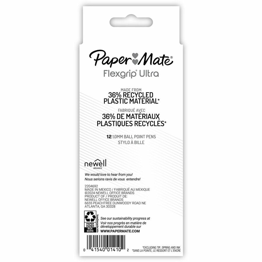 Paper Mate Flexgrip Ultra Recycled Pens - Rear