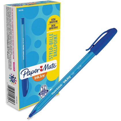 Paper Mate Inkjoy 100 ST Ballpoint Pens - Blue Ink 1mm Medium Point