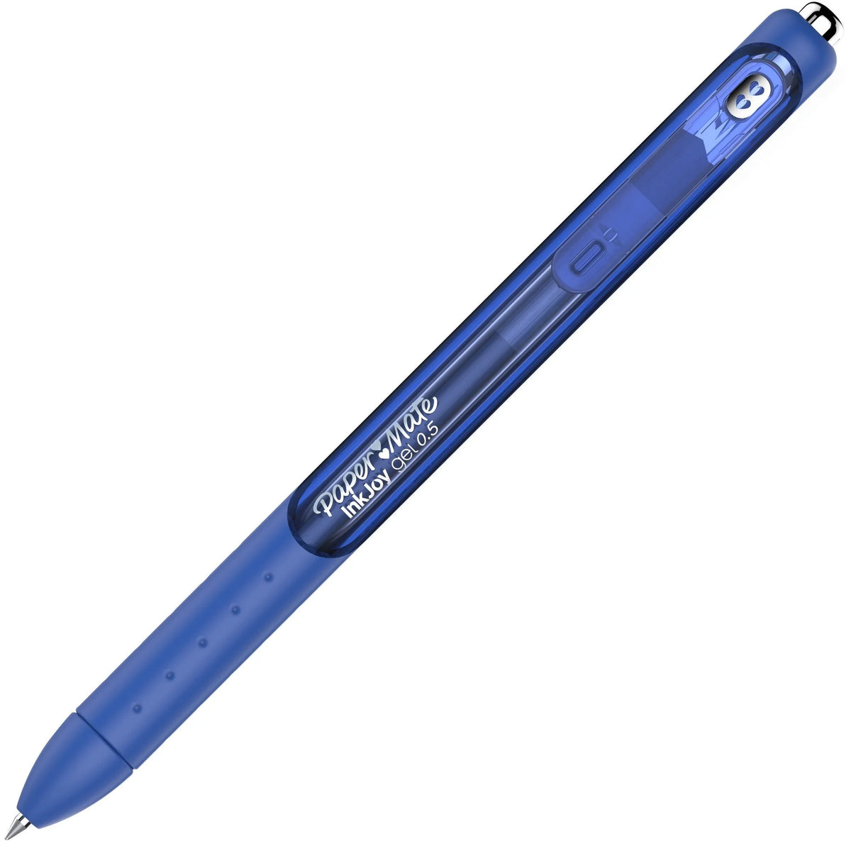 Paper Mate InkJoy Gel Pen: 0.5mm Retractable Blue Ink Gel-based - Barrel - Pens
