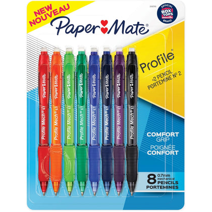 Paper Mate Mechanical Pencils: 0.7mm Multi Lead Refillable Pack - Pencils