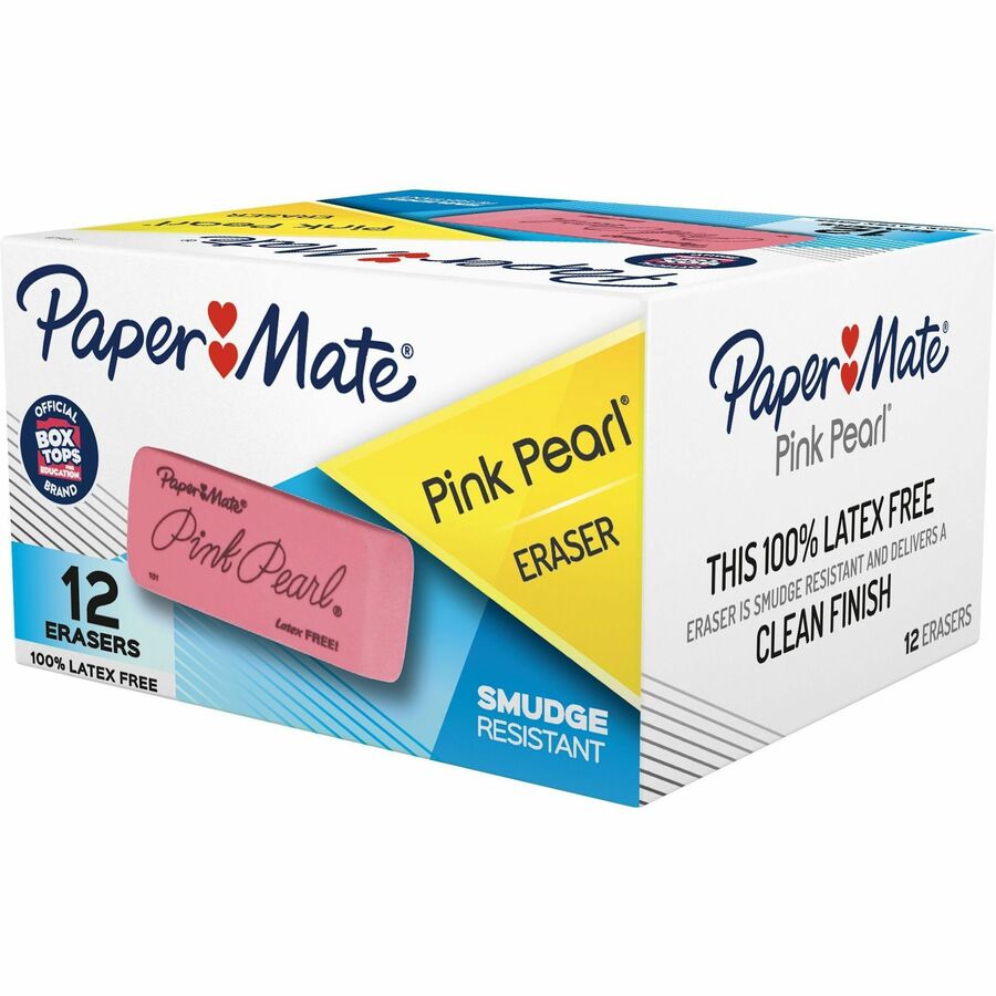 Paper Mate Pink Pearl Eraser - Left
