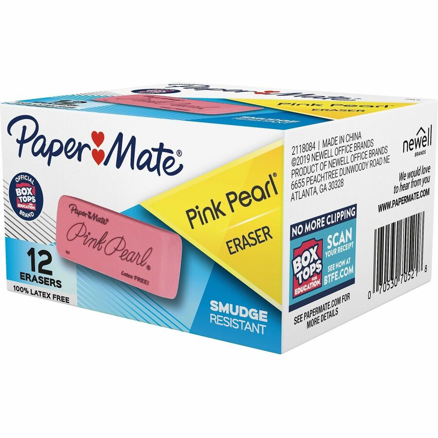 Paper Mate Pink Pearl Eraser - Right