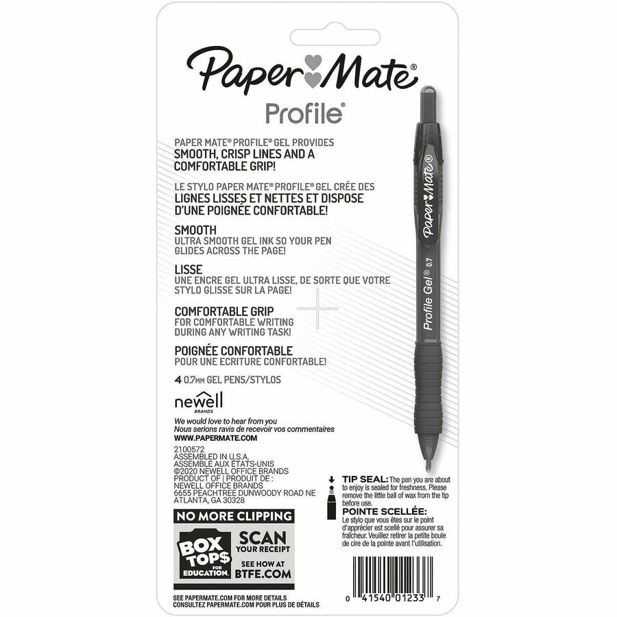 Paper Mate Profile Gel Pen - Rear