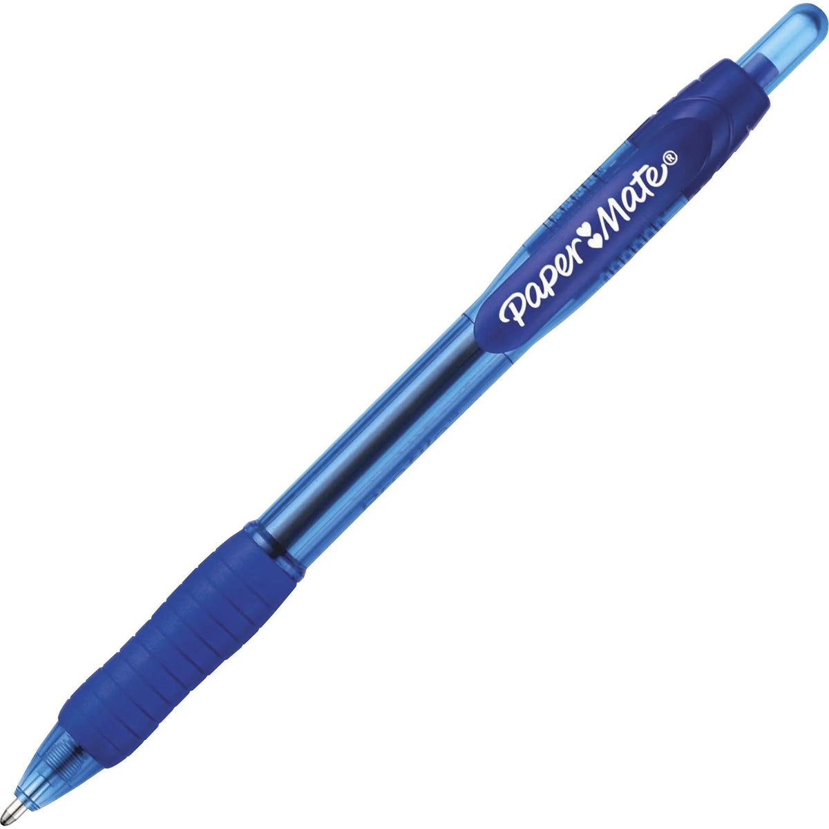Paper Mate Profile Retractable Ballpoint Pen - Bold 1.4mm Blue Ink - 36/Box - Pens