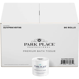 Park Place Premium Bath Tissue Rolls - 2 Ply 420 Sheets - White 96/Carton - Bathroom