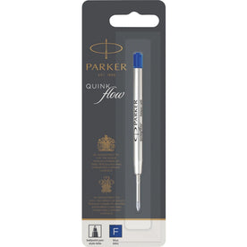 Parker Ballpoint Pen Refill: Fine Point Blue Ink - 1 Each - Refills