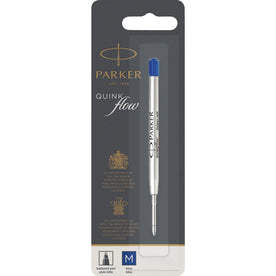 Parker Ballpoint Pen Refill: Medium Point Blue Ink - 1 Each - Refills