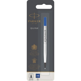 Parker Rollerball Pen Refill: 0.50mm Medium Point Blue Ink - Refills
