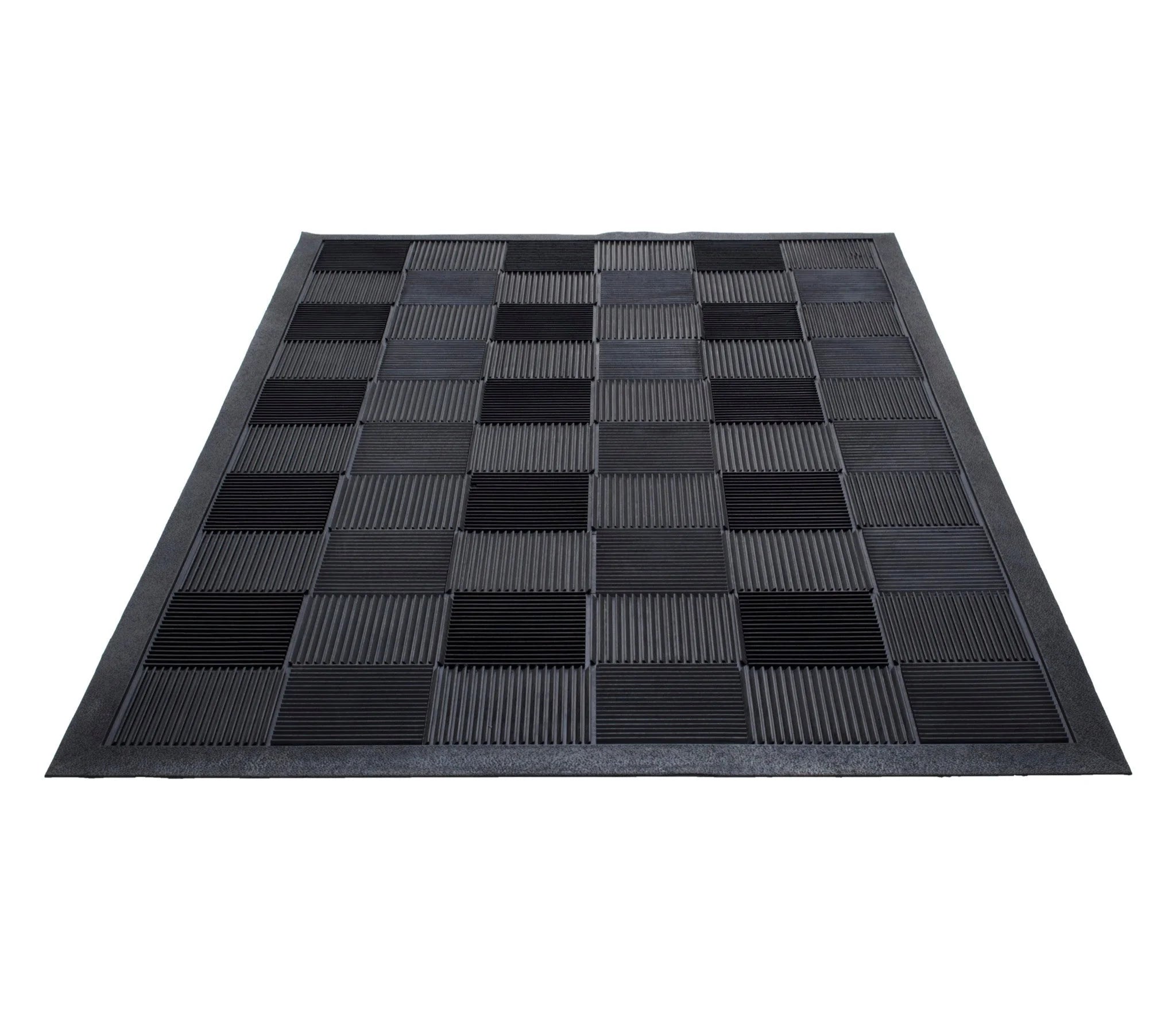 Parquet Wiper Scraper Outdoor Floor Mat - Black / 2’x3’ - Mats