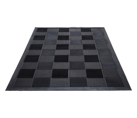 Parquet Wiper Scraper Outdoor Floor Mat - Black / 2’x3’ - Mats