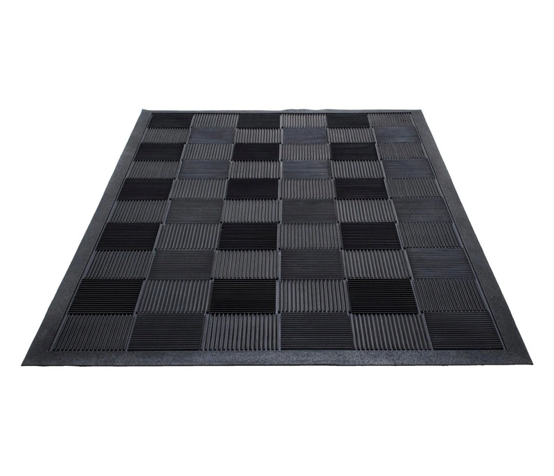 Parquet Wiper Scraper Outdoor Floor Mat - Black / 2’x3’ - Mats