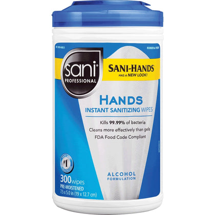 PDI Hands Instant Sanitizing Wipes - 300 Tub - Convenient Sanitization - Hand Sanitizers