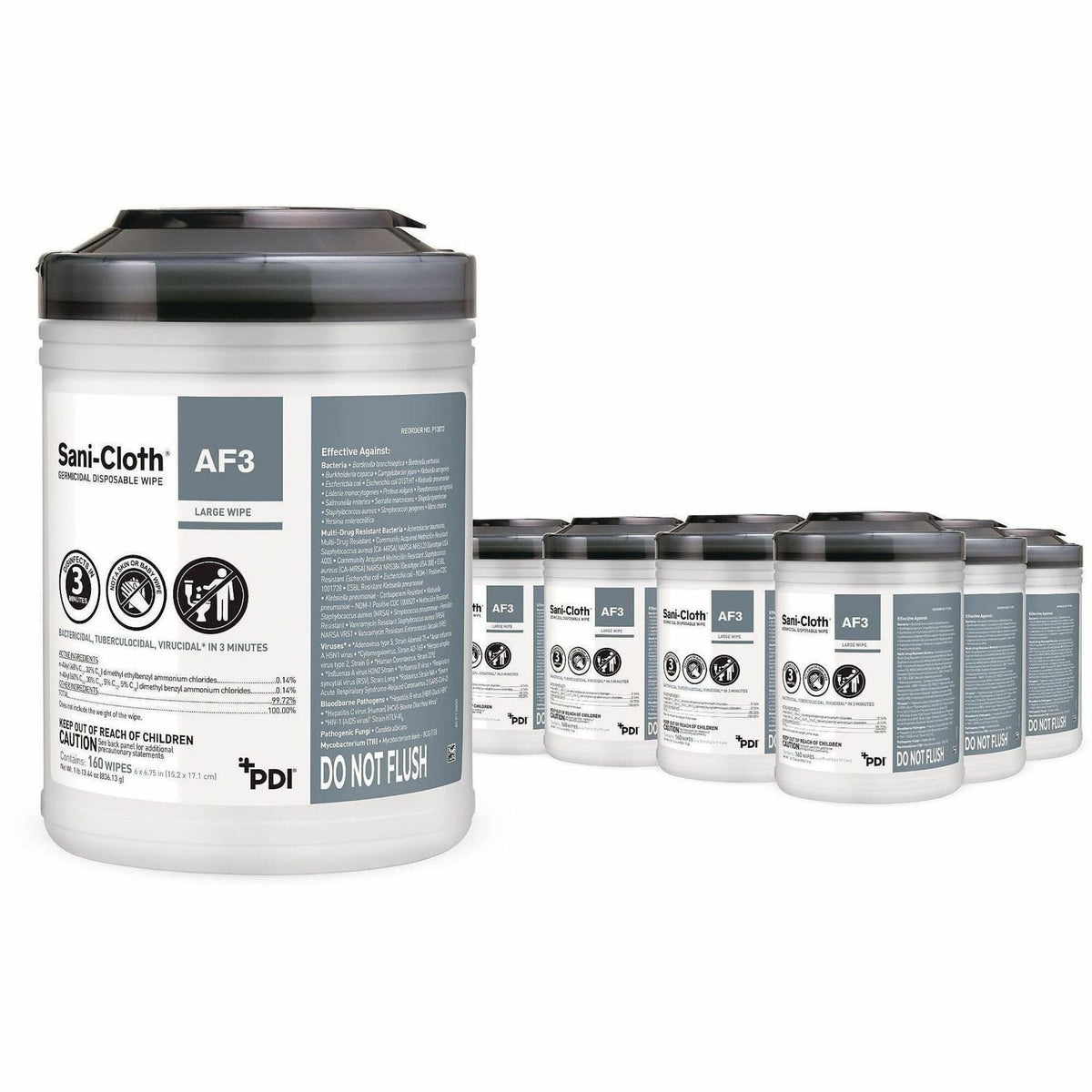 PDI Sani-Cloth AF3 Germicidal Wipes - 2000