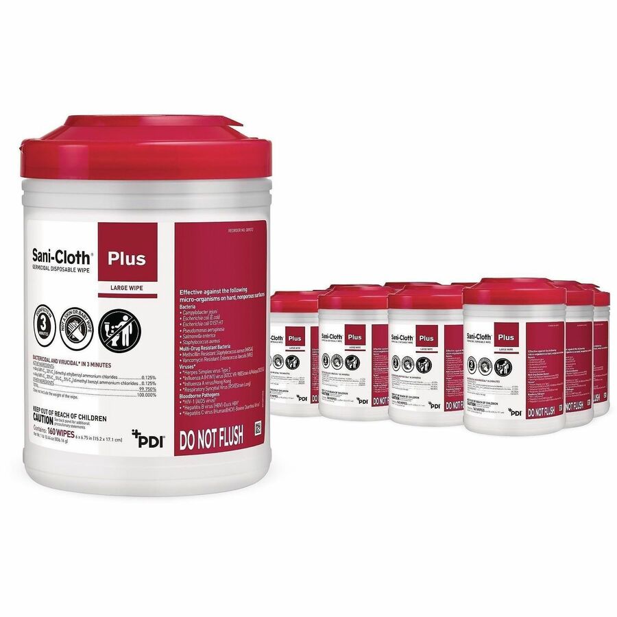PDI Sani-Cloth Plus Germicidal Disposable Cloth - Alternate-Image3