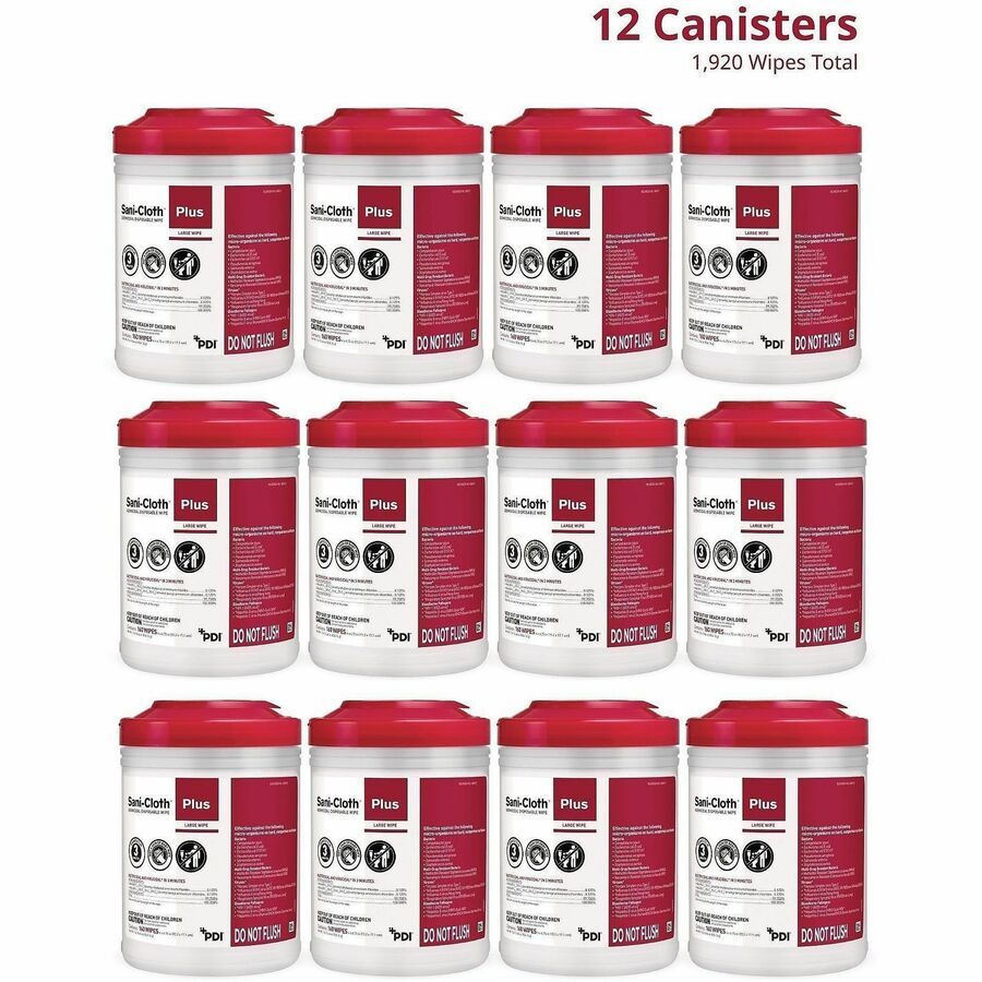PDI Sani-Cloth Plus Germicidal Disposable Cloth - Alternate-Image4