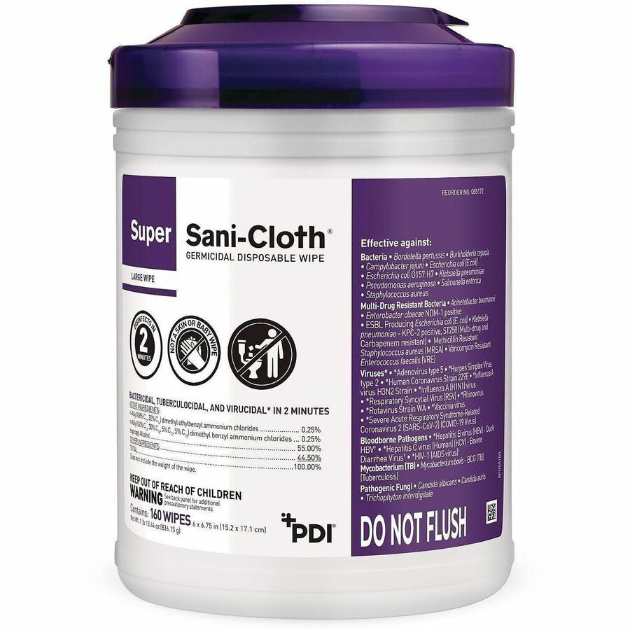 PDI Super Sani-Cloth Germicidal Disposable Wipe - Alternate-Image1