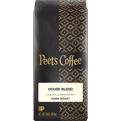 Peet’s Coffee™ House Blend Dark Roast - 16 oz Whole Bean - Coffee