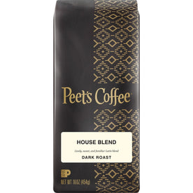 Peet’s Coffee™ Ground House Blend Coffee - Regular - Dark - 16 oz Per Bag - 1 Each