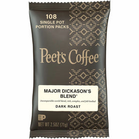 Peet’s Coffee™ Major Dickason’s Blend Coffee - Regular - Smooth - 2.5 oz Per Pack - 18 / Box