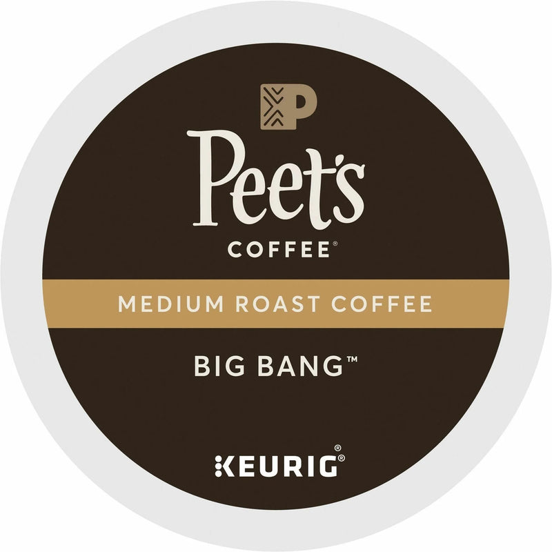 Peet’s Coffee® K-Cup Big Bang Coffee - Compatible with Keurig Brewer - Medium - 22 / Box