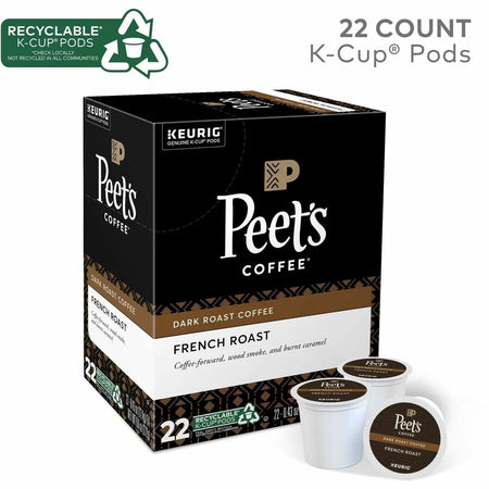Peet’s Coffee® French Roast K-Cups - Bold Dark - 22 Count Box - Coffee