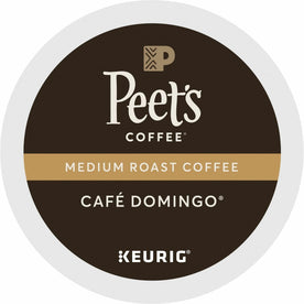 Peet’s Coffee® K-Cup Cafe Domingo Coffee - Compatible with Keurig Brewer - Medium - 22 / Box